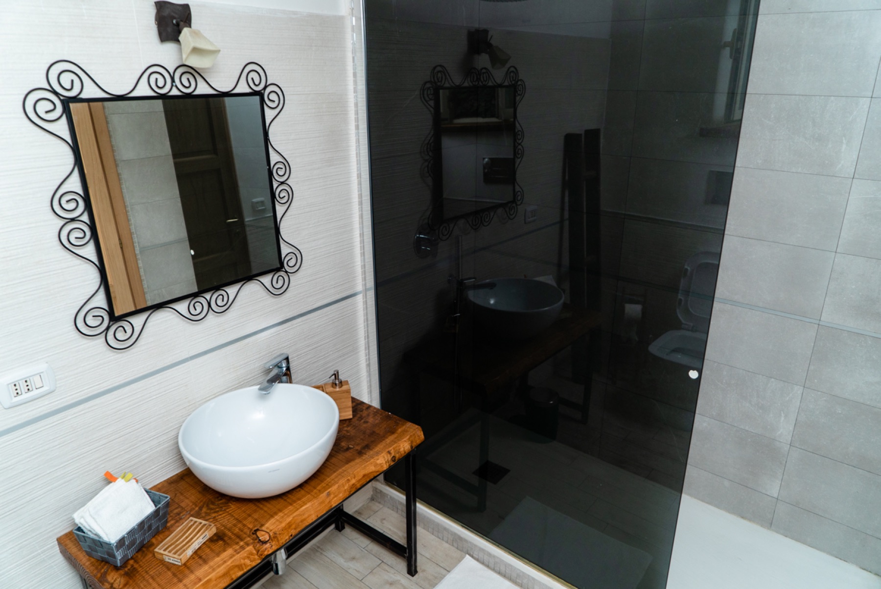 Private bathroom with shower